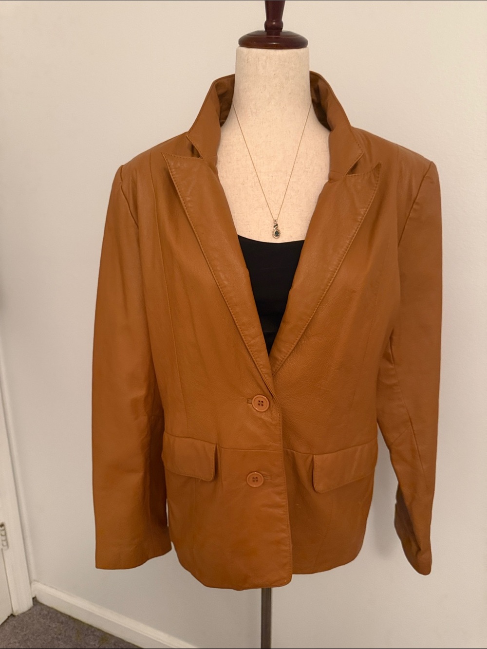 Ladies, vintage leather jacket